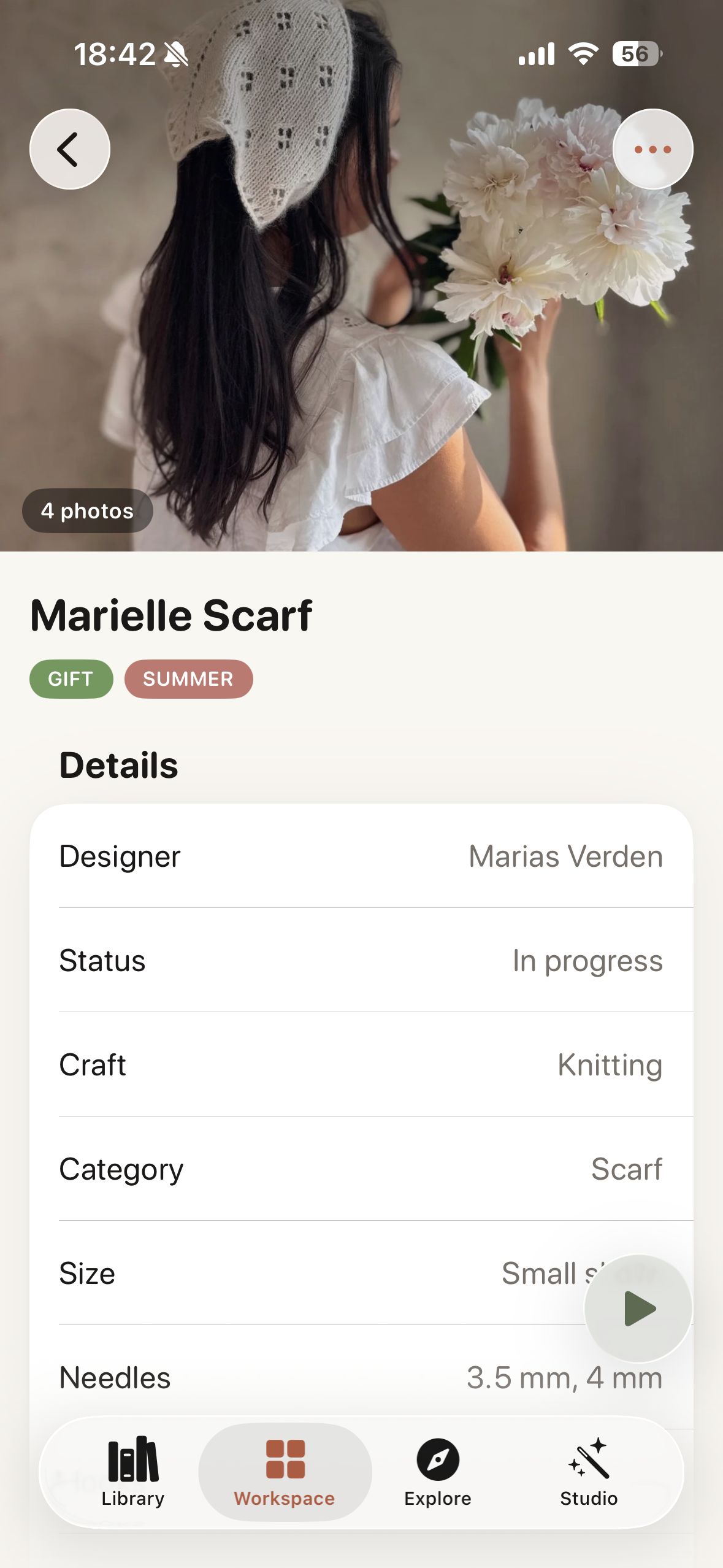Project details on iOS